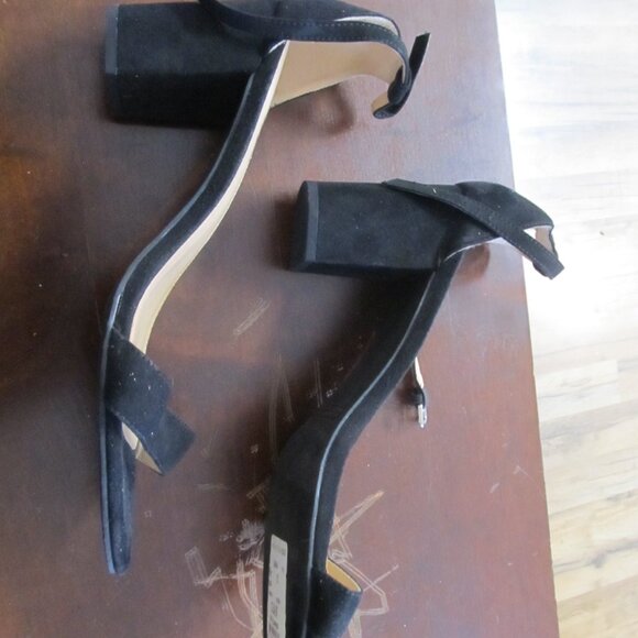 Black Report Dressy Block Heel Size 13 - Picture 3 of 5